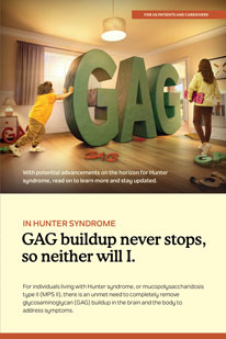 Hunter syndrome HCP brochure cover